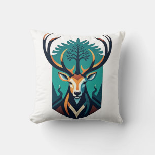 Waldwächter - Der Geist des Stags Kissen