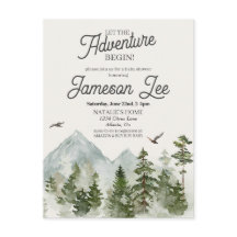 Waldwald-Babydusche einladen