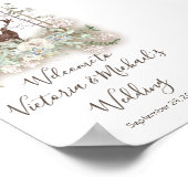 Waldwald-Begrüßungszeichen Poster (Ecke)