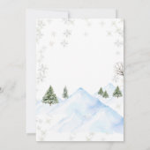 Waldwald Blue Truck ONEderland 1. Geburtstag Einladung (Rückseite)