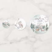 Waldwald Dei Winter Party Konfetti (Vorderseiten)