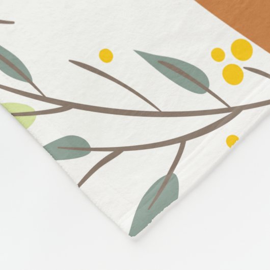 Waldwald Fox Fleece Blanket (Ecke)