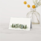 Waldwald Platzkarte Geburtstag oder Babydusche (Vorderseite)