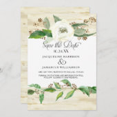 Waldwald Waldland Holzleaf BOHO Foto Save the Date (Vorne/Hinten)