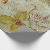 Waldwälder Wildtierquichhörnchen, Owl, Decoupage Geschenkpapier (Ecke)