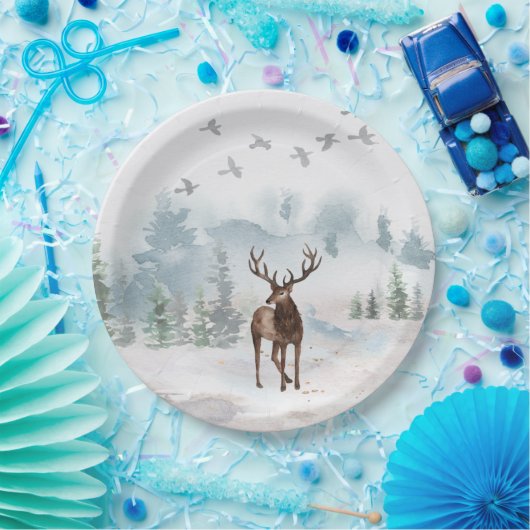 Waldwaldland Deer  Pappteller (Party)