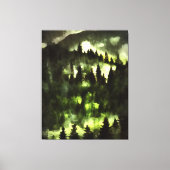 Waldwaldlandschaften - Malerei Leinwanddruck (Vorderseite)
