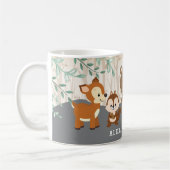 Waldwaldtier-1. Geburtstags-Party-Geschenk Kaffeetasse (Links)