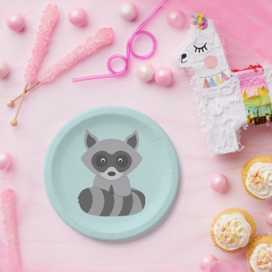 WaldWaschbär Pappteller (Party)