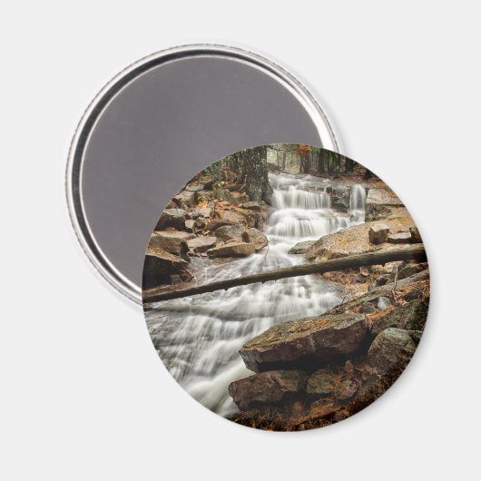 Waldwasserfall Magnet (Vorderseite/Rückseite)