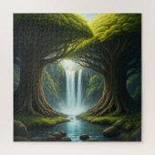 Waldwasserfall Puzzle (Vertikal)