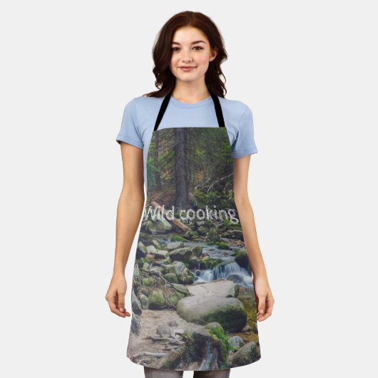 Waldwasserfall Schürze (Getragen)