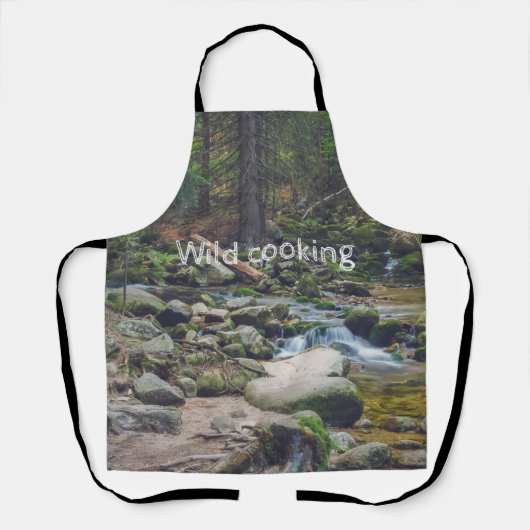 Waldwasserfall Schürze (Vorderseite)