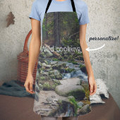 Waldwasserfall Schürze