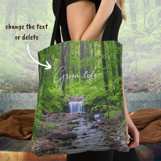 Waldwasserfall Tasche