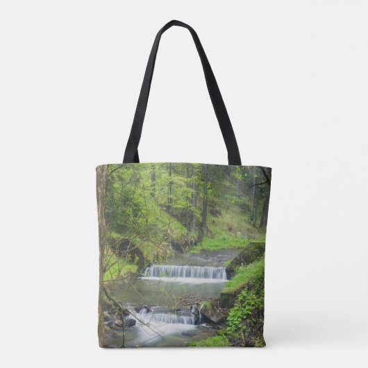 Waldwasserfall Tasche (Rückseite)