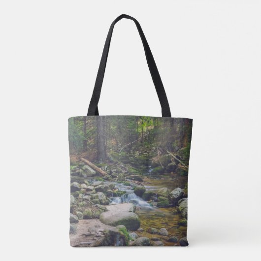 Waldwasserfall Tasche (Rückseite)