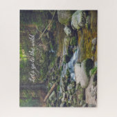 Waldwasserfallposter Puzzle (Vertikal)