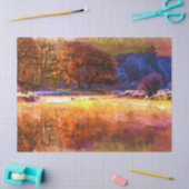 Waldwasserfarbe Herbst 14 Dekoupage Tissue Seidenpapier (Basteln)