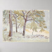 Waldwasserfarbe Vintag Poster (Vorne)