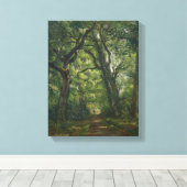 Waldweg 1864 leinwanddruck (Insitu (Holzboden))