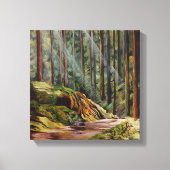 Waldweg Adventure Leinwanddruck (Vorderseite)