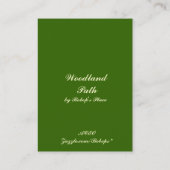 Waldweg ATC Visitenkarte (Rückseite)