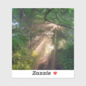 Waldweg Aufkleber (Blatt)