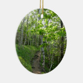 Waldweg bei Acadia Keramik Ornament (Rechts)