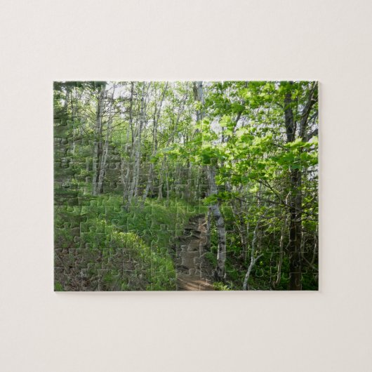 Waldweg bei Acadia Puzzle (Horizontal)
