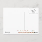 'Waldweg (Christlich)' Postkarte (Rückseite)