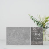 Waldweg - Danke - Grau (Stehend Vorderseite)