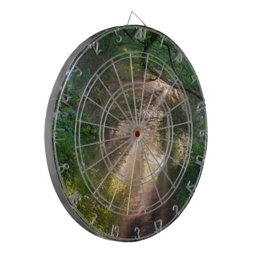 Waldweg Dartscheibe (Vorderseite Links)