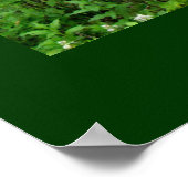 Waldweg Denke ökologisch Poster (Ecke)