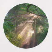 Waldweg Etiketten (Design 1)