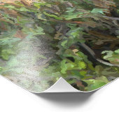 Waldweg Fotodruck (Ecke)