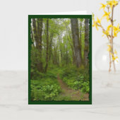 WALDweg Gruß-Karte Geschenk-Sammlung Karte (Gelbe Blume)