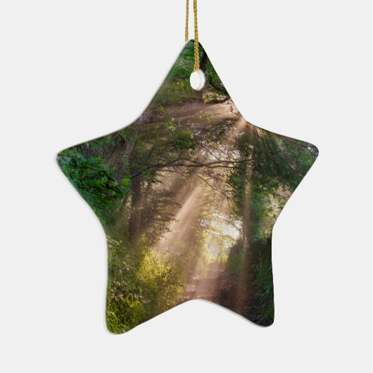 Waldweg Keramik Ornament (Rechts)