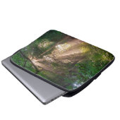 Waldweg Laptopschutzhülle (Vorne Knopf)