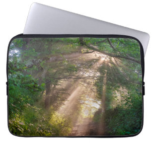 Waldweg Laptopschutzhülle