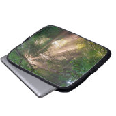 Waldweg Laptopschutzhülle (Vorne Knopf)