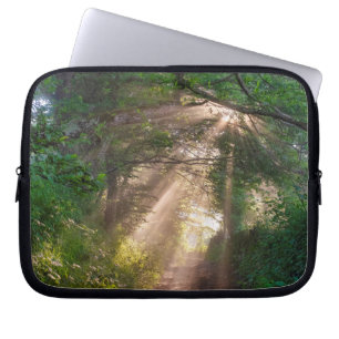 Waldweg Laptopschutzhülle