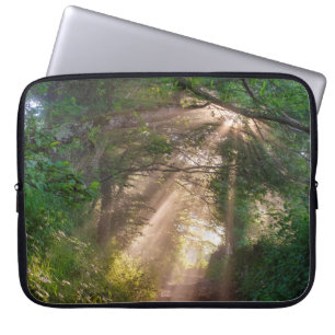 Waldweg Laptopschutzhülle