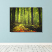 Waldweg Leinwanddruck (Insitu (Holzboden))