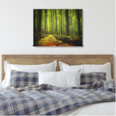 Waldweg Leinwanddruck (Insitu (Schlafzimmer))