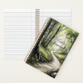 "Waldweg" - Poet's Journal Notizblock (Innen)