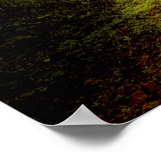 Waldweg Poster (Ecke)