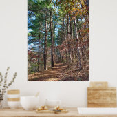 Waldweg Poster (Küche)