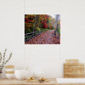 Waldweg Poster (Küche)