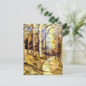 'Waldweg' Postkarte (Stehend Vorderseite)